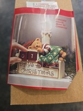 Avon Advent Countdown To Christmas Sleeping Bear Night Light with numbers