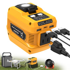 Plantpalgear 220W Power Inverter For Dewalt 20V Battery Dc 20V To Ac 110V