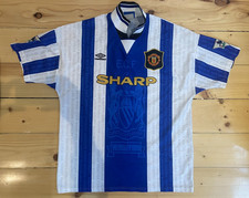 Original Authentic Manchester United 1994/96 Cantona #7 Third Shirt - XL