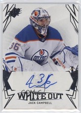 2022-23 SPx White Out Auto Jack Campbell #WO-JC Auto 8gi