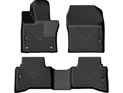 Husky WeatherBeater Front/2nd Row Floor Mats 3pc Fits 2023-2026 Toyota Prius Blk