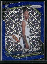 2025 Panini Prizm WNBA #141 Aziaha James Blue Velocity Prizms
