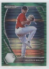 2021 Panini Prizm Draft Picks Green Pulsar Prizm Maddux Bruns #PDP29 0o1