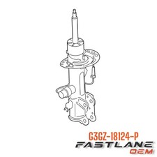 2017-2020 LINCOLN CONTINENTAL FRONT RIGHT SUSPENSION STRUT NEW OEM G3GZ-18124-P