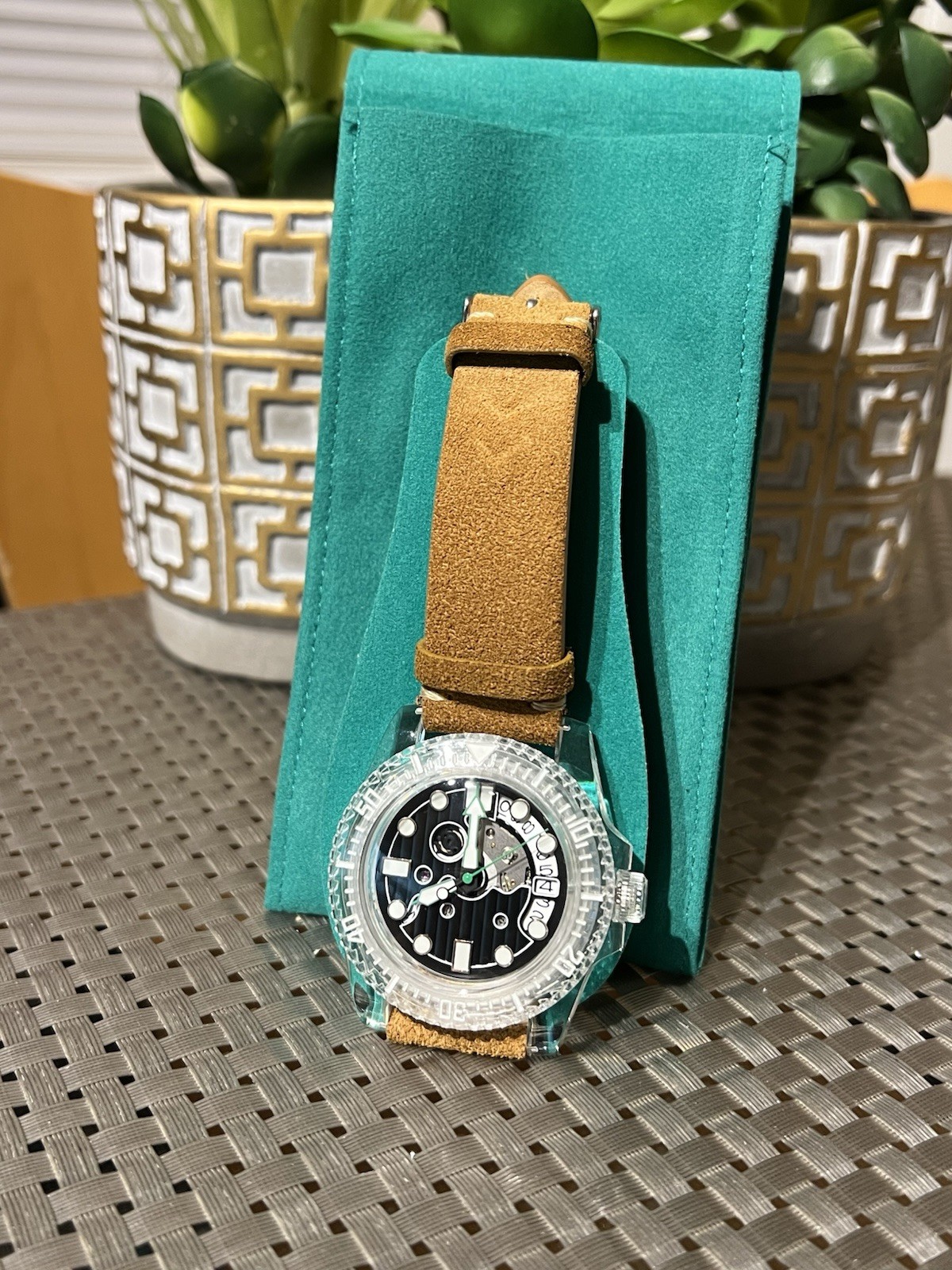 Custom Mod Automatic Nh35 / Translucent Clear Cas… - image 15