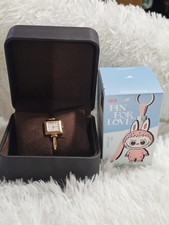 Gucci 1900 L Watch In Rose Gold Tone Stainless Steel With Free Athentic Labubu