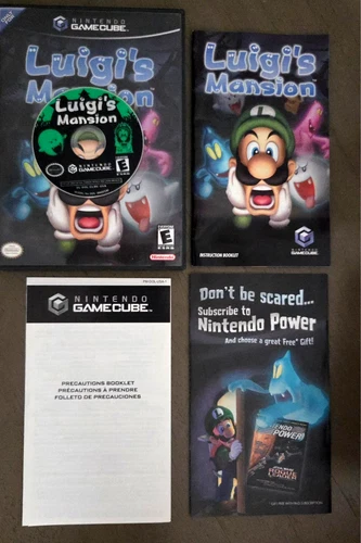 Luigi's Mansion, Disc w/ Instruction Booklet  (Nintendo GameCube) CIB