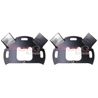 2X Metzger Spritzbleche 290Mm Bremsscheiben Passend FüR Links+Rechts