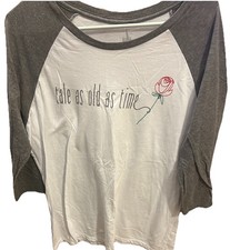 Disney Parks Graphic “Tale As Old As Time” Baseball Tshirt 2XL