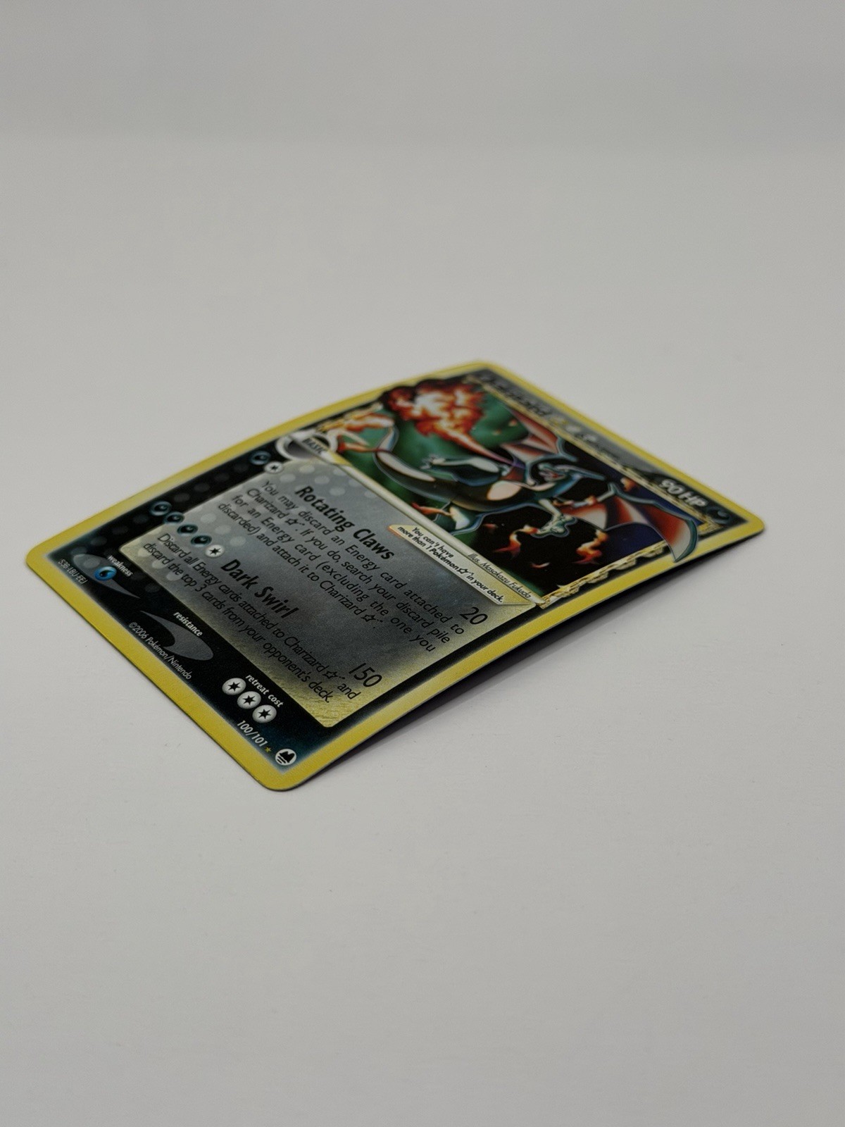 Pokemon TCG Ex Dragon Frontiers 100/101 Charizard Holo Gold Star 2006 GRAIL - LP view 19