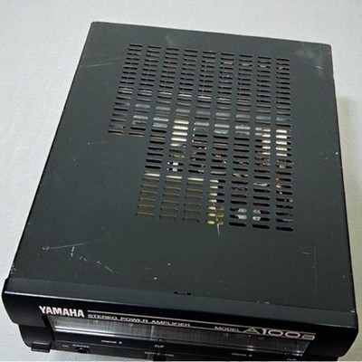 YAMAHA A100a Stereo Power Amplifier Tested Working VU Meter 100V