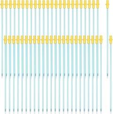 50 Pack Disposable Catheter Tubes 8 Inch Breeding Rods for Artificial Inseminati