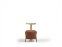 Luxus Stuhl Esszimmer Polster Rund Sessel Lounge Sitz 1X Lehnstuhl Neu