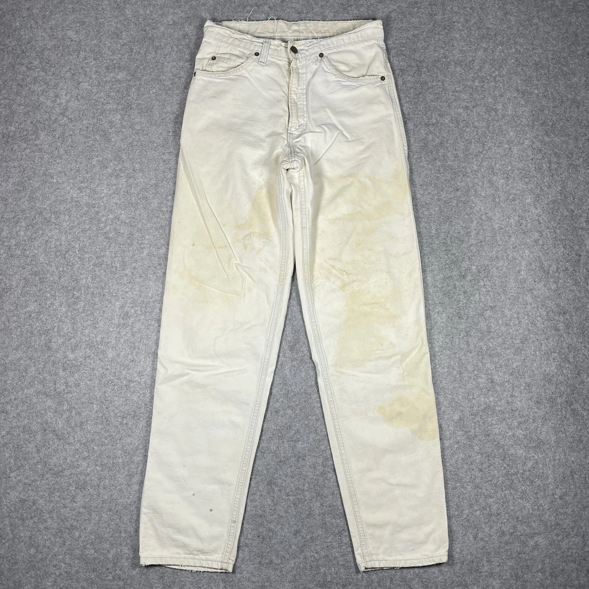 Levi's 505 White Jeans for Men for sale - eBay