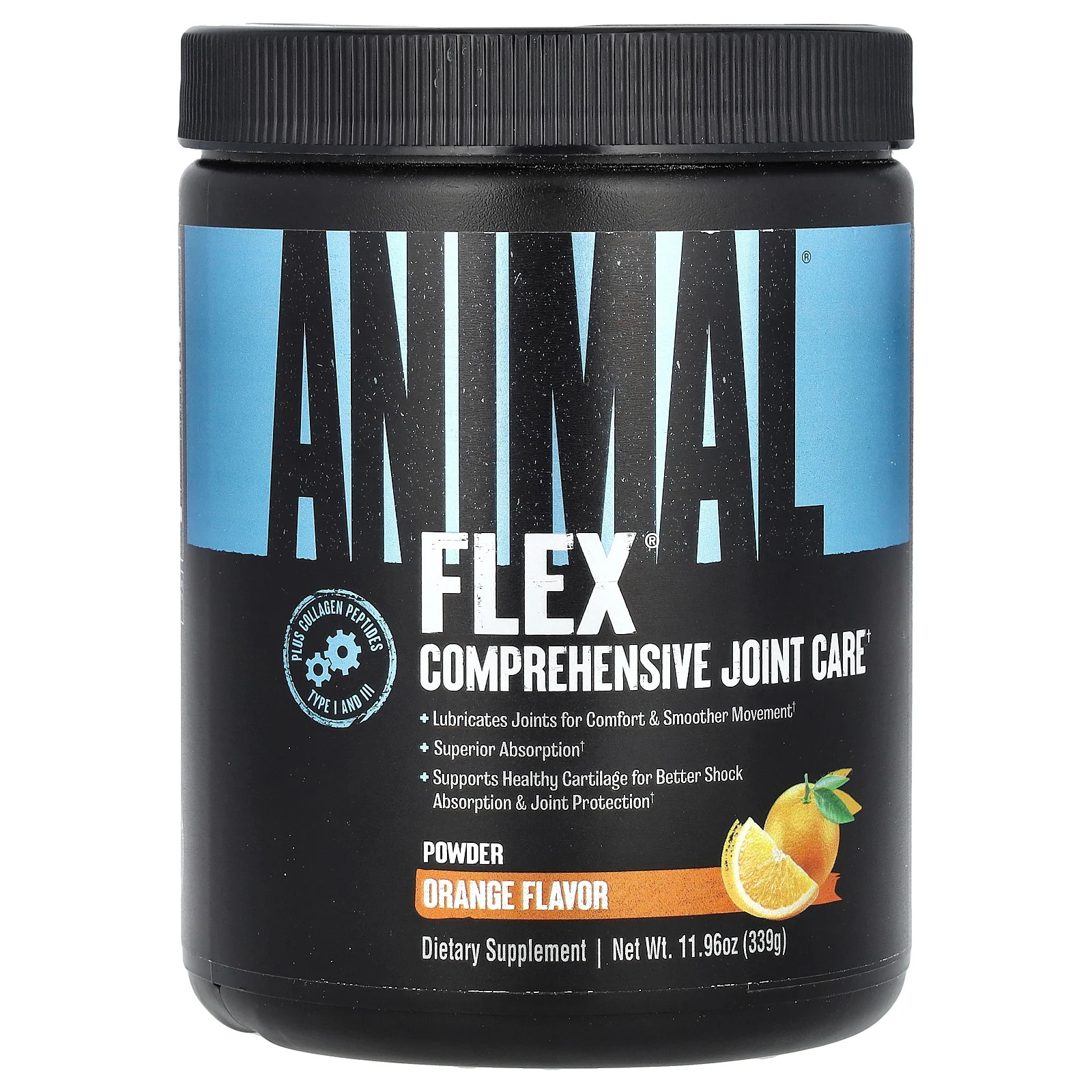 Flex  Powder, Orange, 11.96 oz (339 g)
