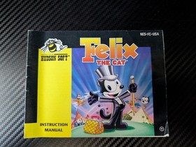 Felix the Cat w/Booklet (Nintendo NES) Game And Manual, Tested, Permastruct Case