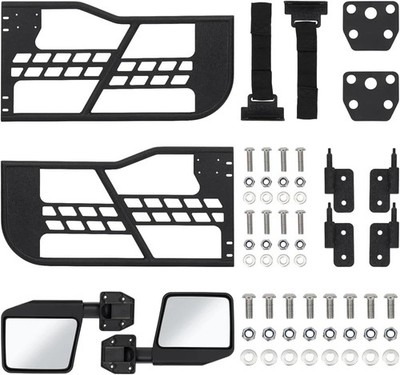 Off Road Tubular Trail Doors with Side View Mirror Compatible with 2018-2026....
