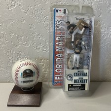 Miguel Cabrera & Josh Beckett Florida Marlins Figures + Inaugural 1993 Baseball