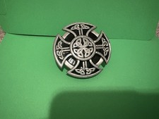 Celtic Cross Pewter Belt Buckle