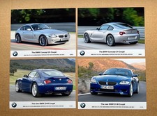 BMW Z4 Coupe Concept & Z4 M Coupe Press Photographs x 4 -