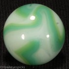 Alley Agate Swirl Marble 5/8 Mint Hawkeyespicks sg — photo 2