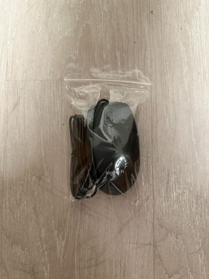 Logitech B100 Corded Wired USB Right or Left Hand Use Mouse Brand New