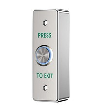 Push to Exit Button with 115x40mm 4.53x1.57in , 4.53'' x 1.57'' Box