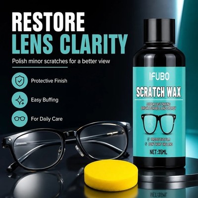 Brillenkratzer Reparatur Creme Linse & Rahmen Kratzer Entferner Politur Polierpaste