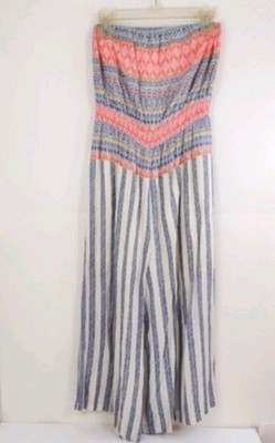 Hem & thread cropped jumpsuit size (M)
