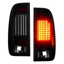 LED Tail Light Assembly Smoke Lens For 97-03 Ford F150 10th gen , 99-07 F250...