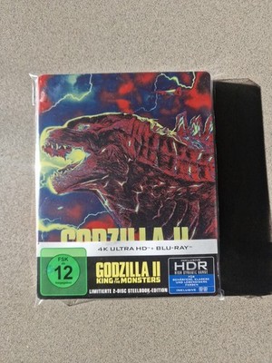 Godzilla II - King of the Monsters LIMITIERT Steelbook , 4k UHD & Bluray 