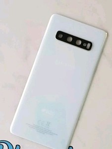 Original Samsung Galaxy S10+ PLUS SM-G975F Akkudeckel Backcover Weiß B Gut