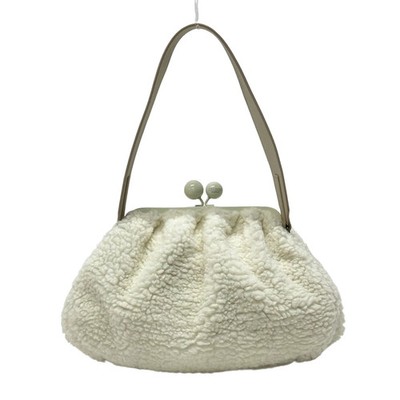 Max Mara WEEKEND White Polyester Leather Shoulder Bag