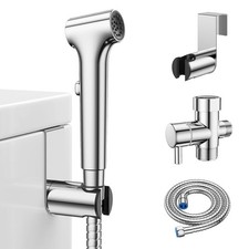 Universal Fit Handheld Bidet Sprayer Flushable Handle Toilet Attachment Nozzle