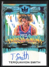Terquavion Smith 2023-24 Panini Court Kings Fresh Paint Violet Auto /49 #FP-TSP