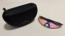 Oakley M Frame Metallic Black - HI VIS Persimmon Vented Hybrid S - MINT