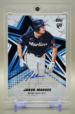 Jakob Marsee 2026 Topps Series 1 #BSA-JMA Rookie Baseball Stars Auto RC  Marlins