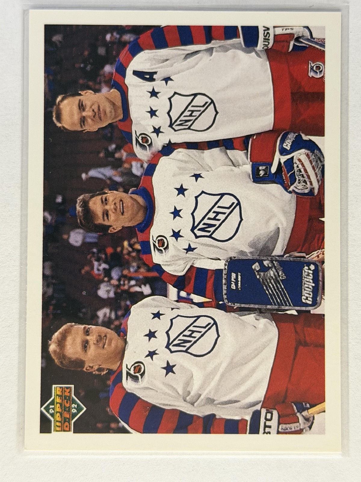 1991-92 Upper Deck #610  Leetch / Richter / Messier Rangers