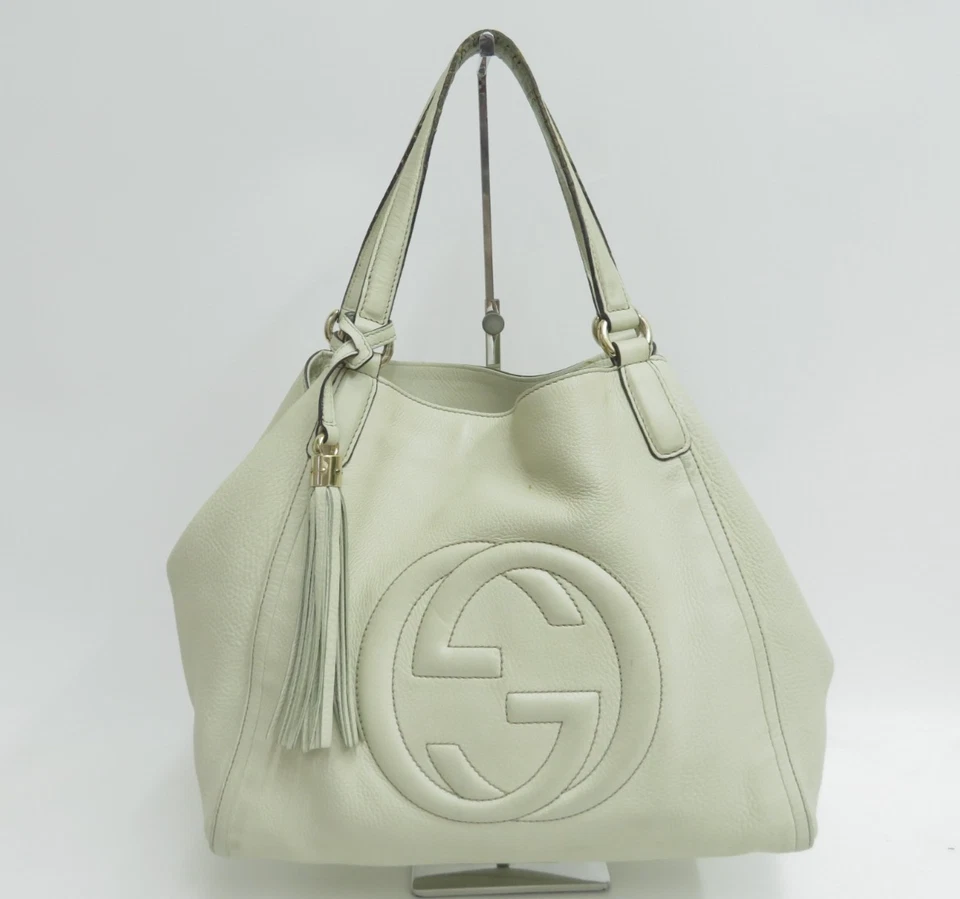Autentica borsa a tracolla Gucci Soho in pelle I#46669 - Immagine 2 di 4