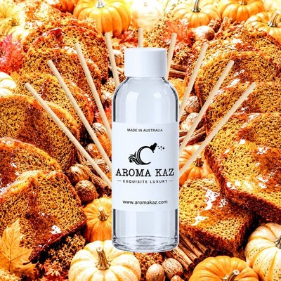 Maple Pumpkin Bread Reed Diffuser Oil Refill Vegan Alcohol-Free 3 Sizes