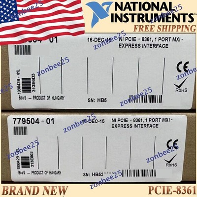 New in Box NI PCIe 8361 Control Interface Card PCIE-8361 US Same Day Free Ship