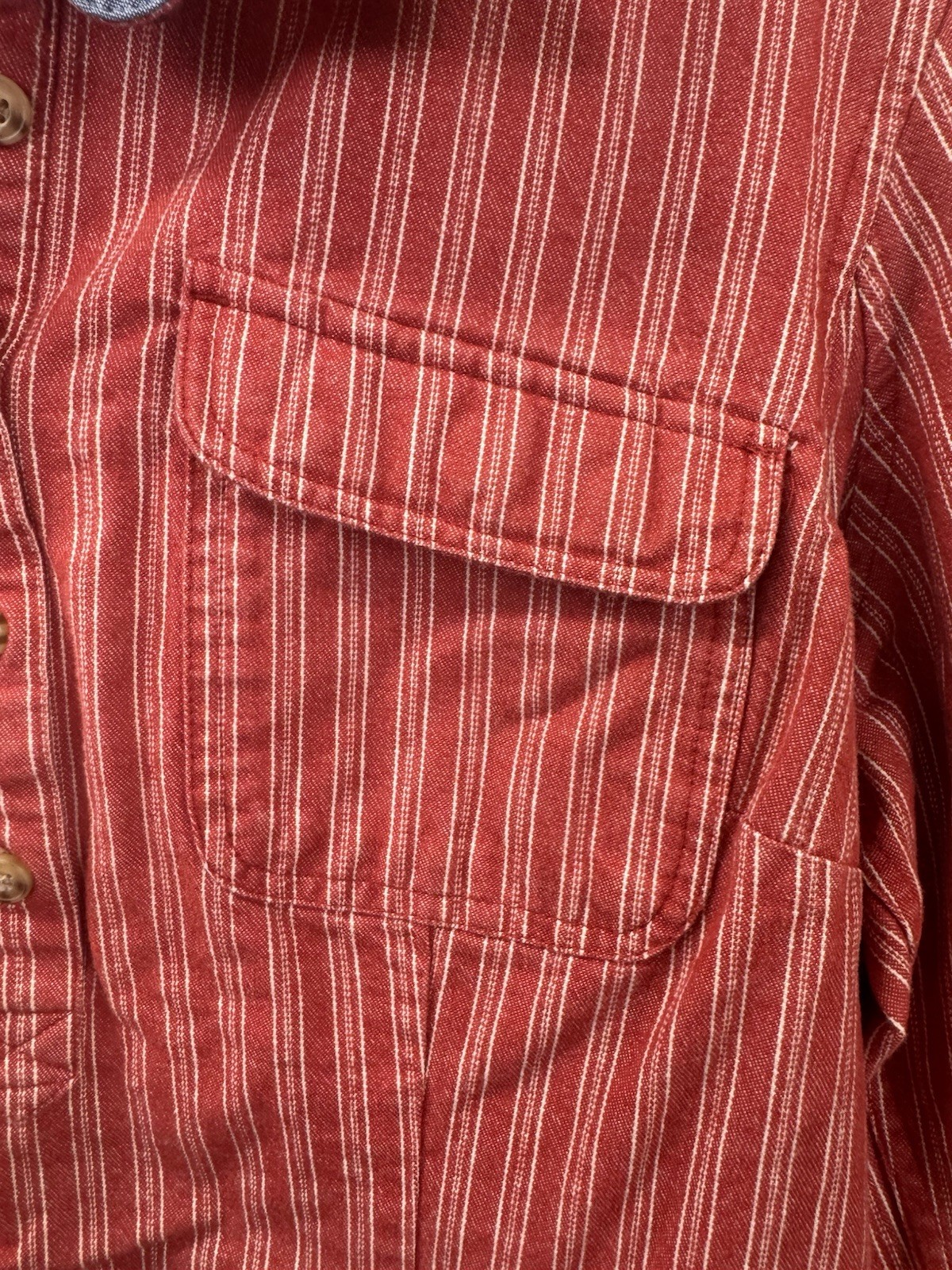 DULUTH TRADING PULLOVER HALF BUTTON TUNIC TEXTURE… - image 2