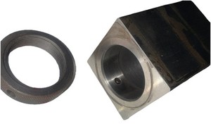 Interstate 09670118 5C Collet Block Chuck Square with Closer Nut