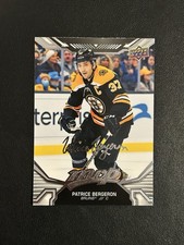 2022-23 Upper Deck MVP - Patrice Bergeron #109 Silver Script