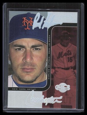 2006 Topps Co-Signers Changing Faces HyperSilver Red 87c Lo Duca Beltran 20/25