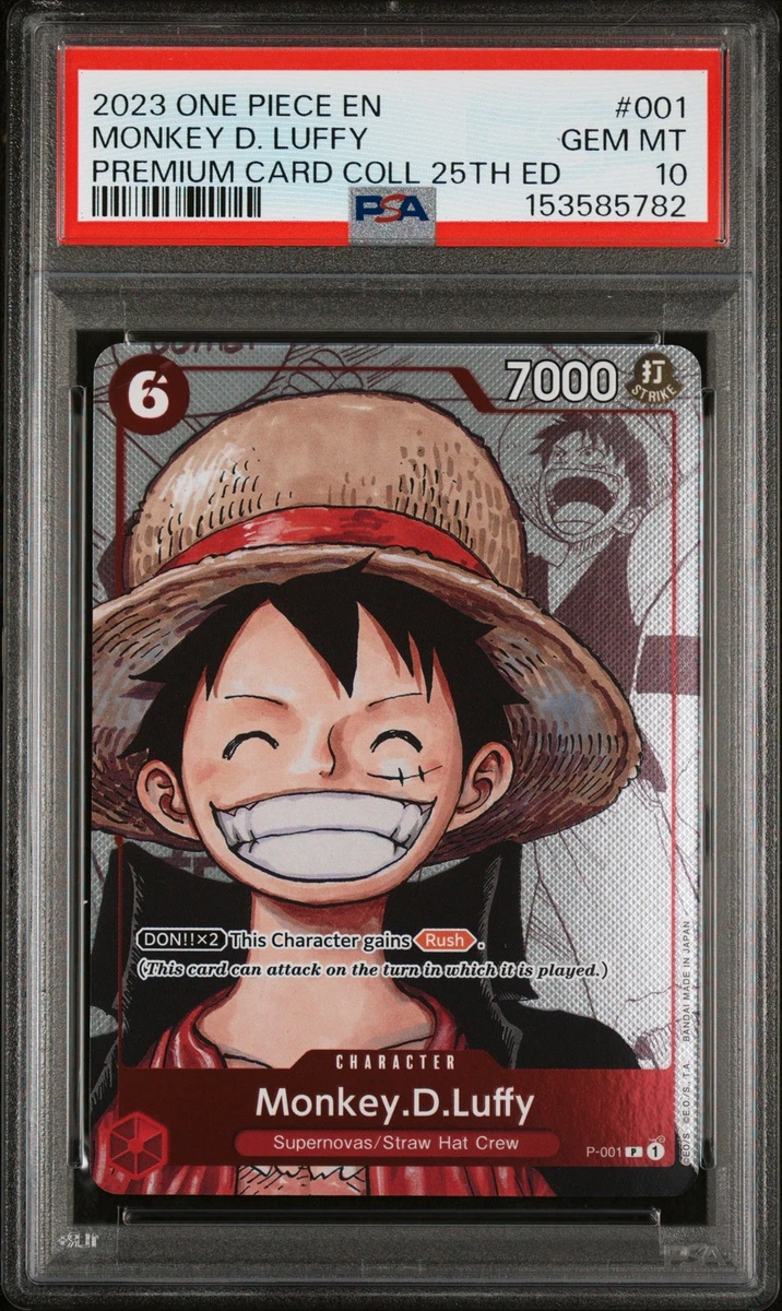 Monkey.D.Luffy P-001 One Piece Promotion Cards for sale | eBay