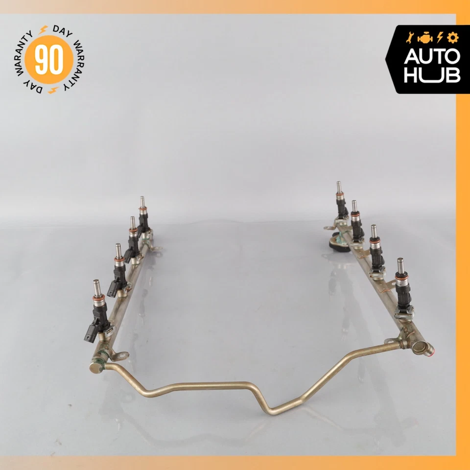 07-15 Mercedes W164 ML63 E63 C63 AMG Motor Inyector Riel con Inyectores Fabricante de Equipo Original Foto 4 de 4