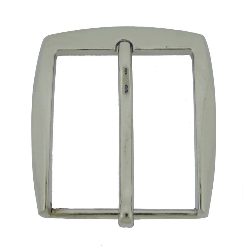 Silver Pin Belt Buckles for Men's 1.50" 1 1/2" Inch Belt Single Prong Replacemen - Image 3 of 4
