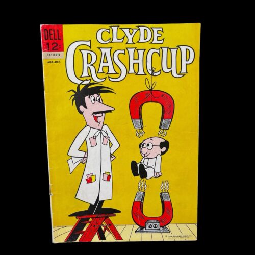 1963 CLYDE CRASHCUP #1 Dell Comic Book Silver Age Comics - 第 1/18 張圖片