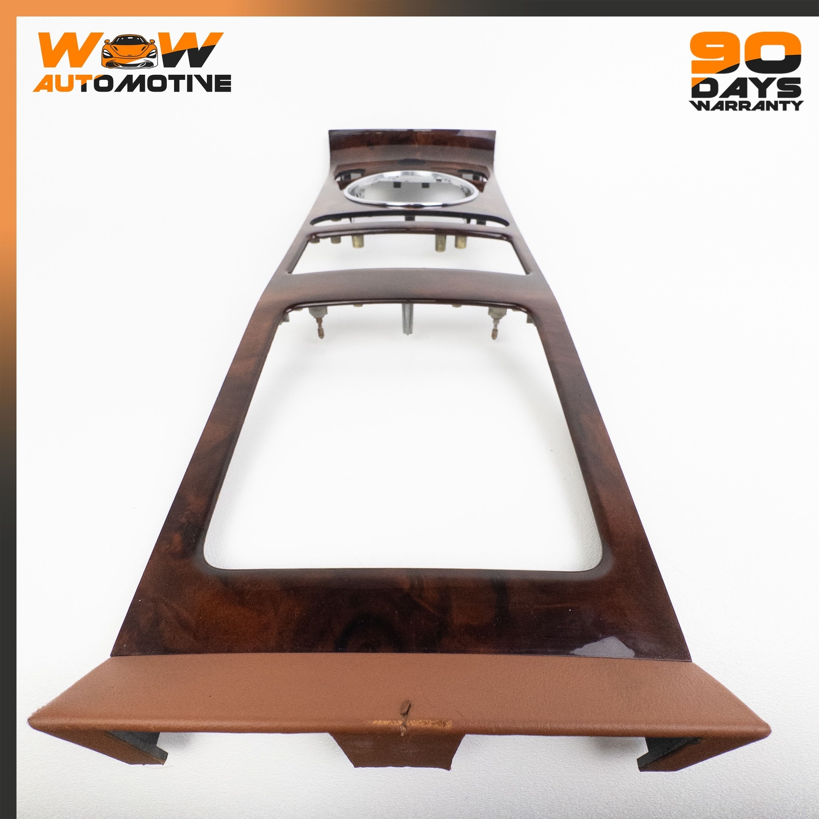 04-13 BENTLEY CONTINENTAL FLYING SPUR CENTER CONSOLE SHIFTER TRIM BEZEL WOOD OEM